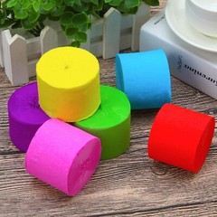 Crepe Paper Craft Streamers Decorative Paper Strip for Various Party Birthday