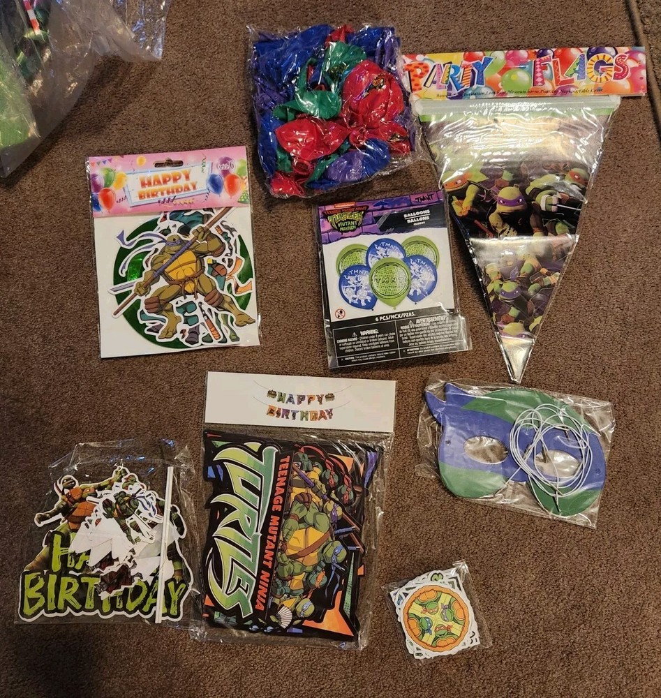 Teenage Mutant Ninja Turtles Party Supplies Birthday Decorations