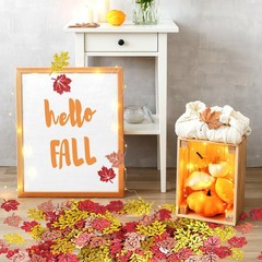 200 PCS Fall Leaves Confetti for Thanksgiving Baby Shower Birthday Party