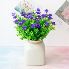 US 4/10pcs Faux Plastic Greenery Shrubs Plants for Home Garden Decor Party/Shop
