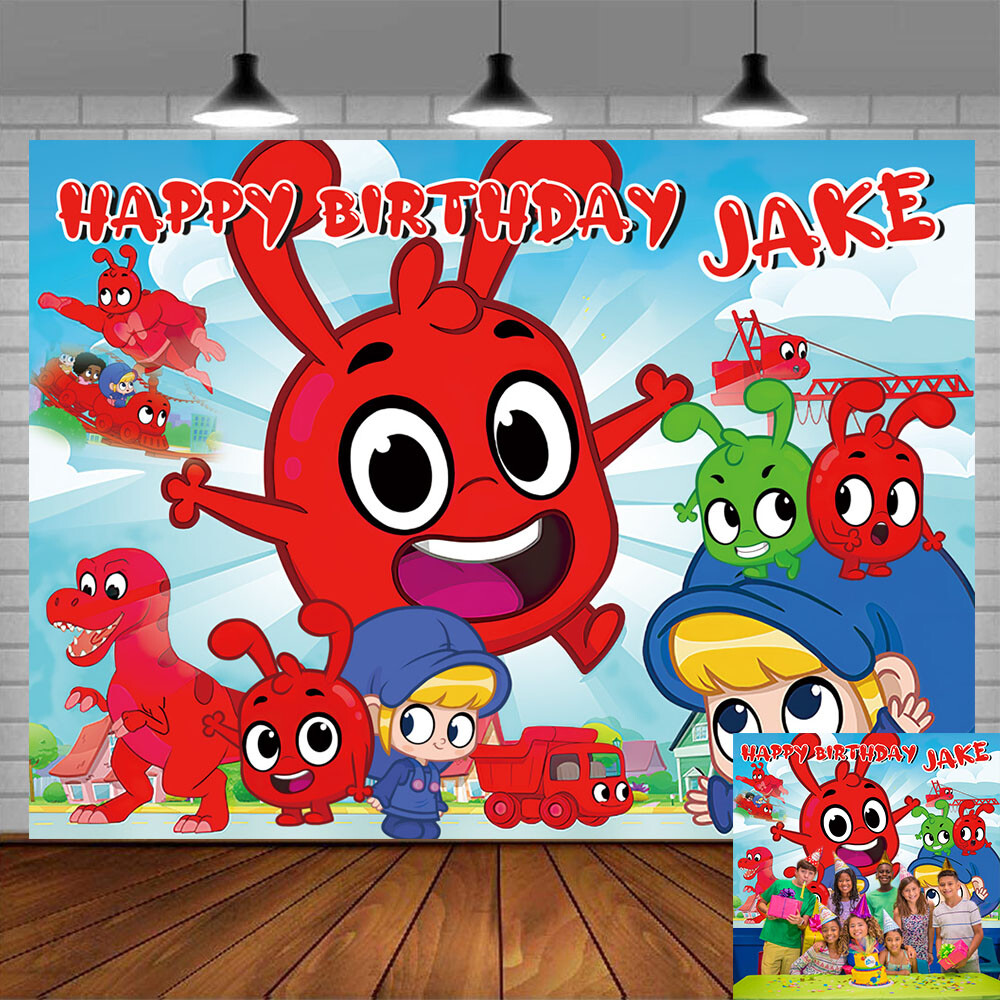 Morphle TV Personalised Custom Birthday Banner Backdrop Party Supplies Gift