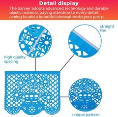 6 Packs 108 Ft Fiesta Party Decorations Mexican Party Banners Papel Picado Ba…