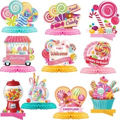 10 Pieces Candyland Party Decorations Candyland Table Centerpieces Candyland …