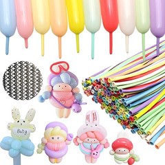 200 PCS Latex Twisting 260Q Magic Balloons – Assorted Color Long for Animal Shap