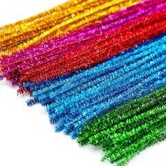 100PCS 30*6mm Mixed Color Metal Wire Christmas Tree/Home Decoration Kids DIY