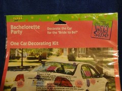 Paper Art Bachelorette Party Car Decorating Kit