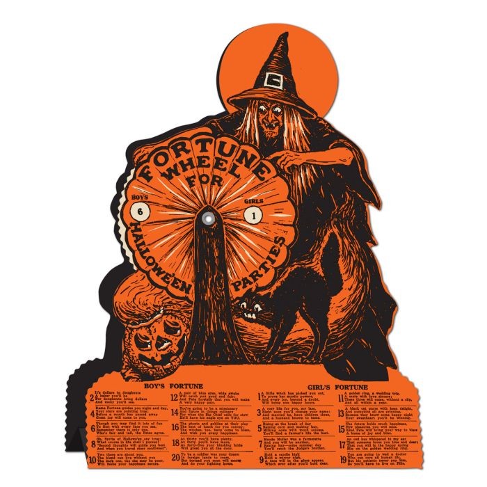Beistle Vintage Hllwn Witch Fortune Wheel Game