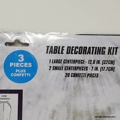 MARVEL AVENGERS Core Table Decorating Kit Birthday Party 3 Pieces Plus Confetti