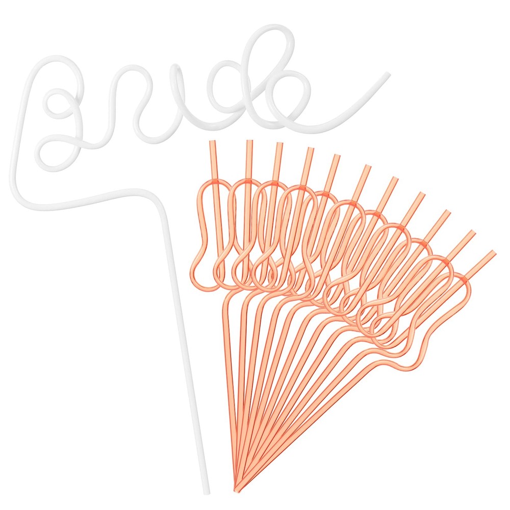 Sunnyray 12 Pcs Bachelorette Party Decorations One Size, White, Orange