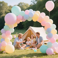 Pastel Rainbow Balloons Arch Garland Kit Different Sizes 18 12 5 Inch Latex Ball