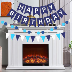 Blue Happy Birthday Banner, Decorations Hanging