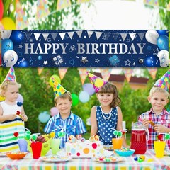 Large Birthday Banners for Outside Decorations Backdrop for Men Women Party