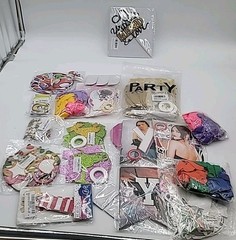 Mixed Lot Party Decorations Banners Balloons Birthday Baby Shower Plane Olivia