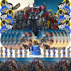 Transformers Rise Of The Beasts Party Supplies Birthday Plates Balloons Banner