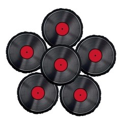 Record Balloons Vinyl Records Decor Retro Music Disco Rock and Roll Themed