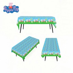 3Pcs Peppa Pig Disposable Plastic Tablecloth Kids Birthday Party Table Cover NEW
