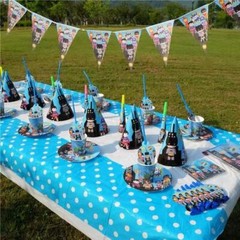 Marvel Superhero Bunting Birthday Party Banner Cartoon Avengers Decoration 10pcs