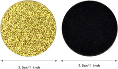 400Pcs Glitter Paper Confetti Circles Dots Party Favors Gold Black Confetti Dots