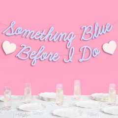 , Something Blue Before I Do Banner – Matte Blue | 5.5 Ft. | Bachelorette Dec…