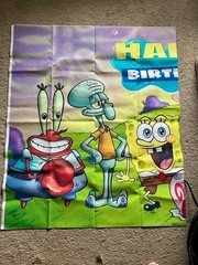 51 Pcs SpongeBob SquarePants Happy Birthday Party Decoration Complete Set..