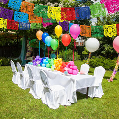 18 FT Cinco De Mayo Party Decorations, 1 Pack Fiesta Banner with 9 Plastic Papel