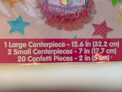 Hello Kitty Table Decorating Kit 3 Centerpieces 1 Large 2 Small and Confetti