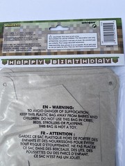 NEW! Mojang MINECRAFT “Happy Birthday” Banner 7.82 Feet Long Grass & Soil Blocks