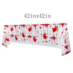 Halloween Tableware Party Decorations Blood Stained Table Cloth Cover Creepy UK