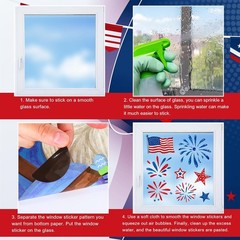 JarThenaAMCS 13.8 x 39.4» Extra Large Patriotic x 39.4 inch, Red, Blue