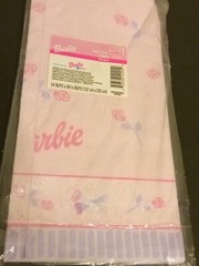 2001 BARBIE Table Cover Enchanting Barbie by Party Express 54″ x 89″ NOS