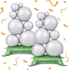Golf Balloons, 2 Pack 3.5ft Self Standing Golf Party Decorations | Freestanding