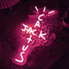 Cactus Jack Neon Sign, LED Light for Home Bar, Party Decor Usb Powered Decor Bar