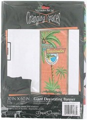 Flora Tropicana Dance Hall Tropical Luau Theme Party Decoration Plastic Banner