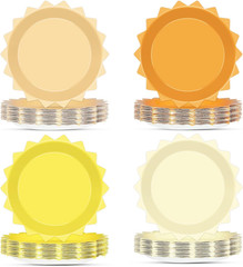 48Pcs First Trip around the Sun Boho Sun 1St Birthday Decorations – Paper Plates