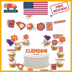 Instant Setup Clemson Tigers Celebration Supplies – 42 Pieces for All Occasions
