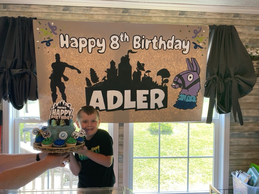 Customizable Hand Painted Banner for Any Occasion, Painted birthday banner 3x5ft