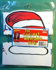 🔥THE CAT IN THE HAT🔥 Dr. Seuss Wearable Hats Pin Buttons & Wubbulous World DVD