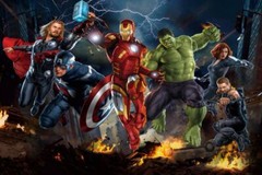 Super Hero Avengers Backdrop Kids Birthday Party Photo Booth Background Banner