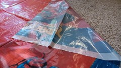 Spider-Man Birthday Banner Backdrop Letters Tablecloth 3 Set