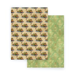 Scrapbooking Paper VINTAGE THANKSGIVING Decorative Paper, Vintage Paper