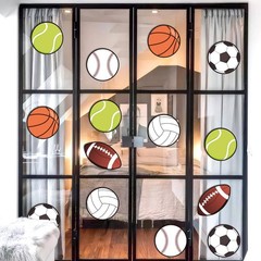Sport Ball Paper Cutouts Classroom Bulletin Board Theme Party Decor 60 PCS