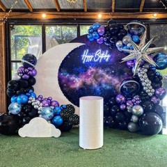 Galaxy Space Balloon Arch Garland Kit for Outer Party Decorations,144Pcs Chro…
