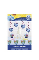 Blue’s Clues Birthday Party Decorating Kit, 7 Pieces and Tablecover Lot of (3)