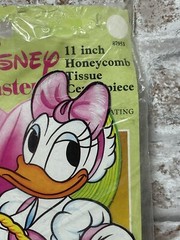 Daisy Duck Disney Easter Honeycomb Centerpiece Decoration Eureka NOS Vintage