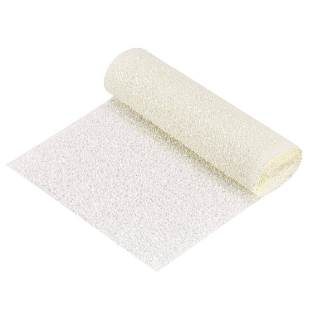 Crepe Paper Roll Crepe Paper Decoration 8.2feet Long 5.9 Inch Wide Beige