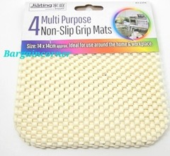 Placemat Non Slip Lineer Coaster Multipurpose Grip Mat Coffee Table 14x14cm