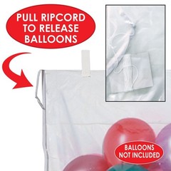 Beistle 3′ x 6′ 8″ Pkgd Plastic Balloon Bag