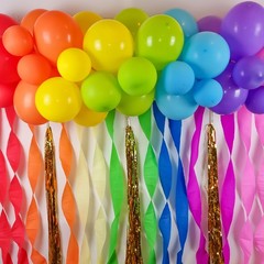 10 Rolls Crepe Paper Streamers 820Ft Sky Blue