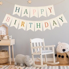 Happy Burlap Banner Boho Garland Bunting Sage Green Pink Bohemian Party Hangi…