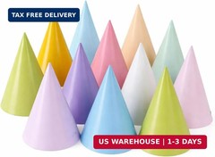 Pre-Assembled Party Hats for Kids, Birthday Hats for Kids & Adults